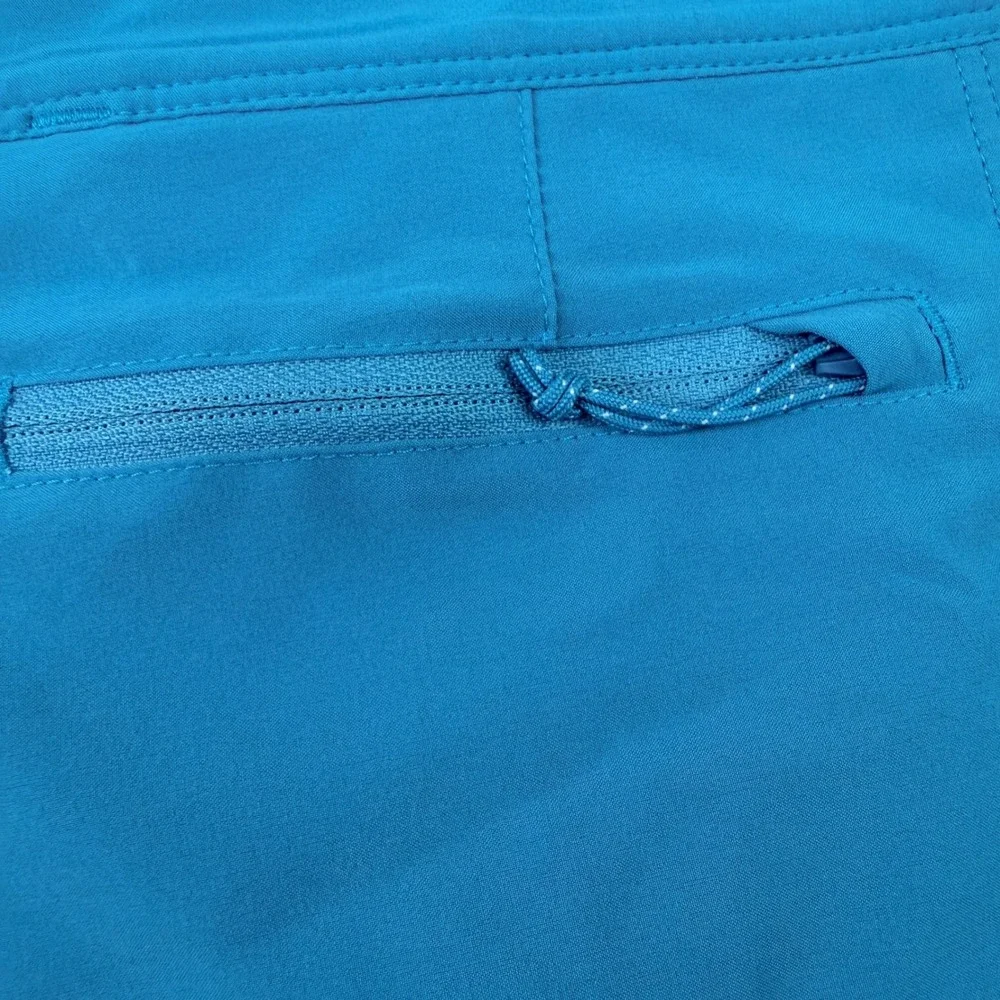 Patagonia Mens Blue Stretch Board Shorts Swim Trunks Size 38‎ 9 Inch Inseam